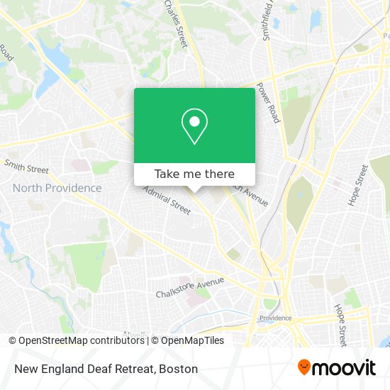 New England Deaf Retreat map