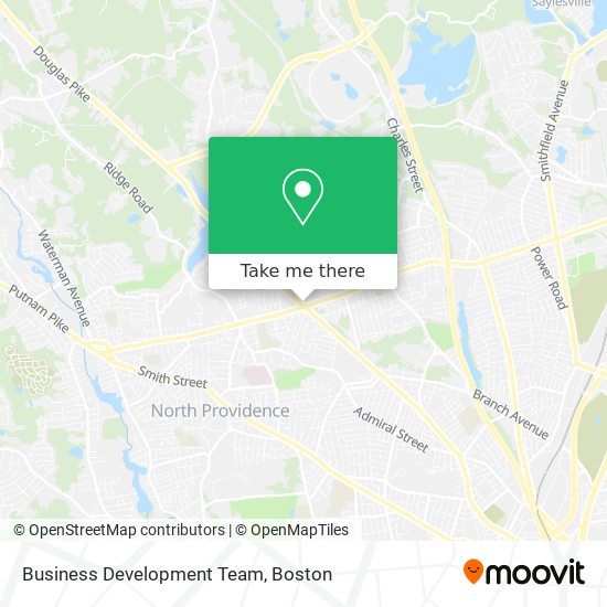 Business Development Team map