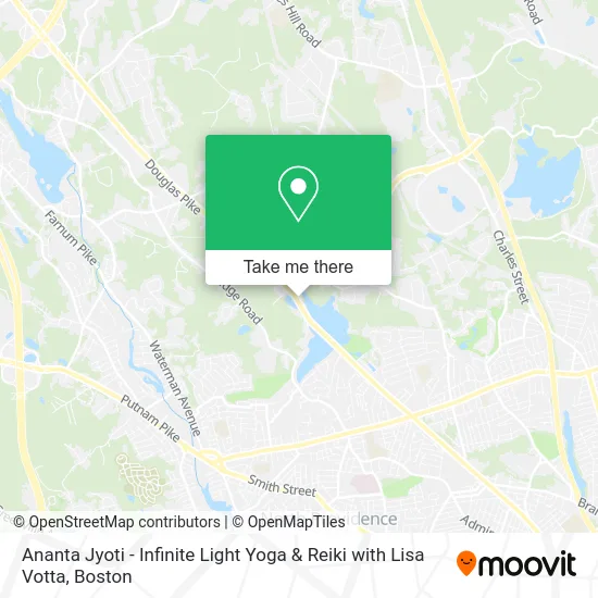 Ananta Jyoti - Infinite Light Yoga & Reiki with Lisa Votta map