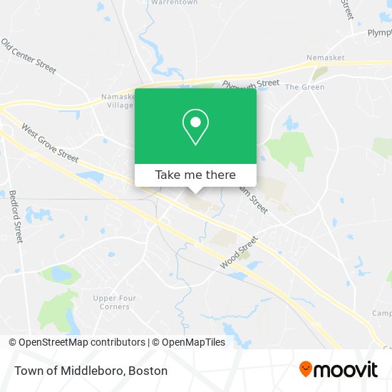 Town of Middleboro map