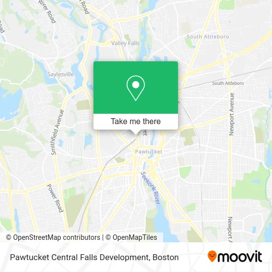 Pawtucket Central Falls Development map