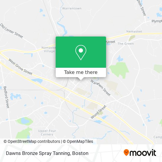 Dawns Bronze Spray Tanning map