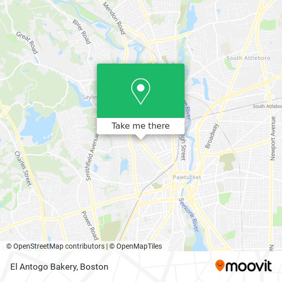 Mapa de El Antogo Bakery