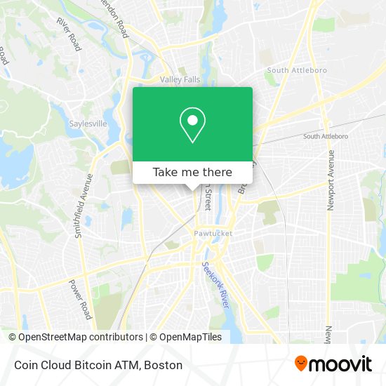 Coin Cloud Bitcoin ATM map