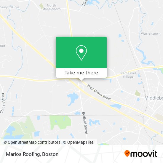 Marios Roofing map