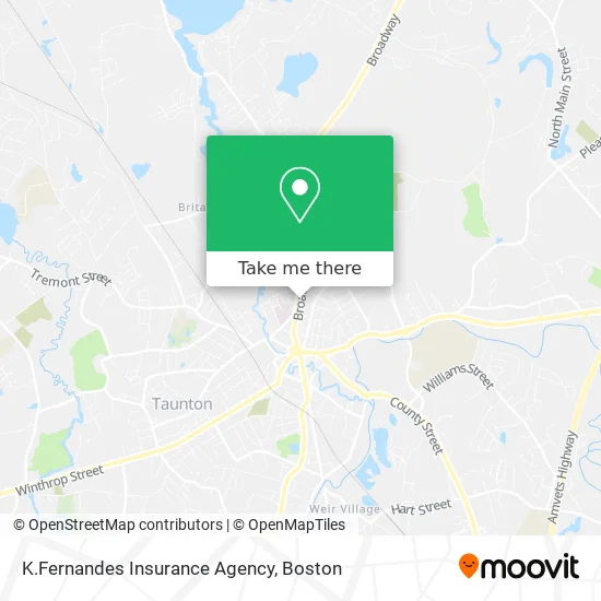 K.Fernandes Insurance Agency map