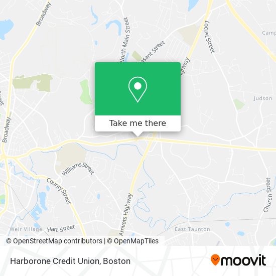 Harborone Credit Union map