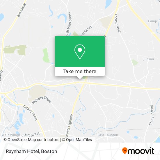 Raynham Hotel map