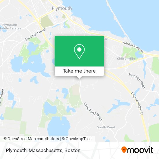 Mapa de Plymouth, Massachusetts