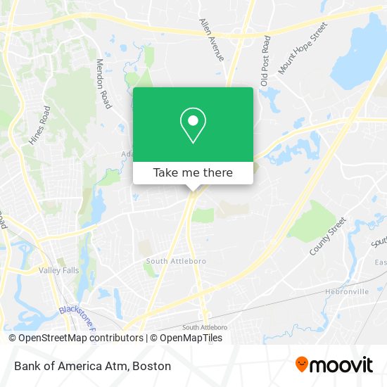 Bank of America Atm map