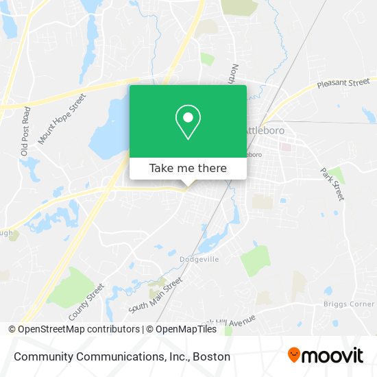 Community Communications, Inc. map