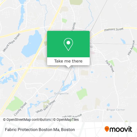 Fabric Protection Boston Ma map