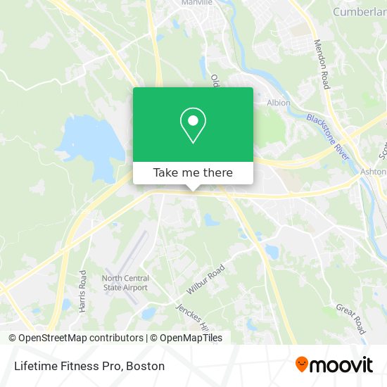 Lifetime Fitness Pro map