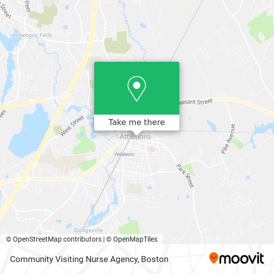 Community Visiting Nurse Agency map