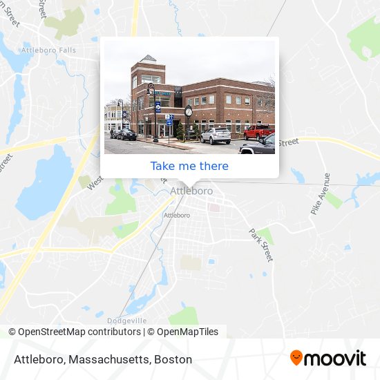 Attleboro, Massachusetts map