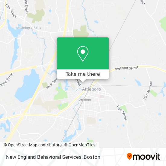 Mapa de New England Behavioral Services