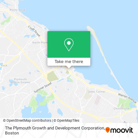 Mapa de The Plymouth Growth and Development Corporation