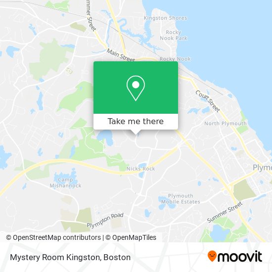 Mapa de Mystery Room Kingston