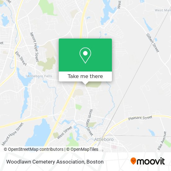 Woodlawn Cemetery Association map