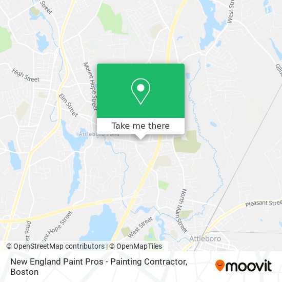 New England Paint Pros - Painting Contractor map