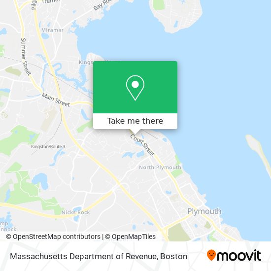 Massachusetts Department of Revenue map