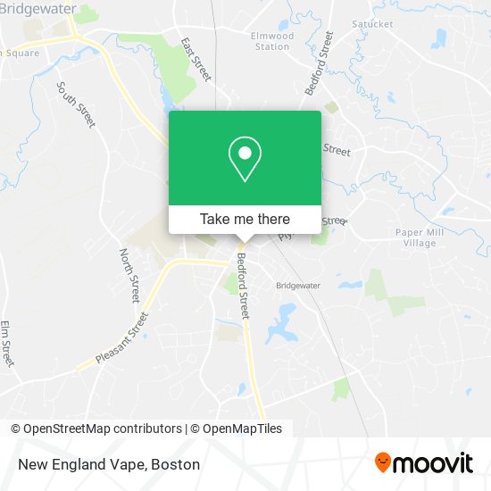 Mapa de New England Vape