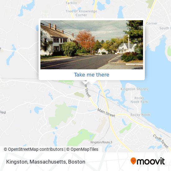 Mapa de Kingston, Massachusetts