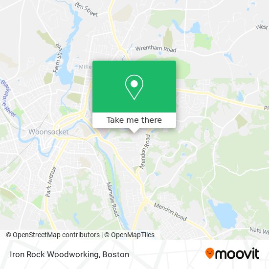 Iron Rock Woodworking map