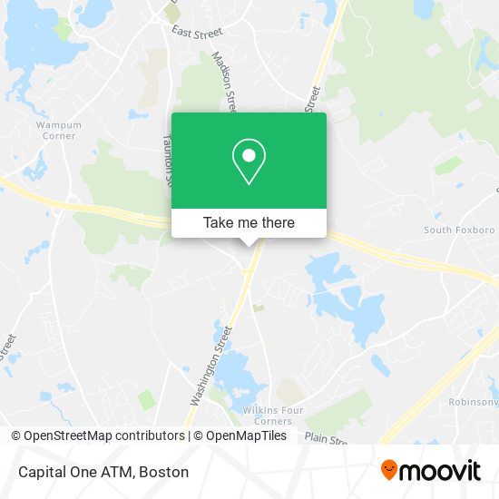 Mapa de Capital One ATM