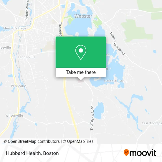 Hubbard Health map