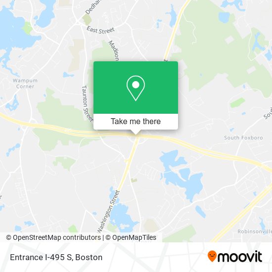 Mapa de Entrance I-495 S