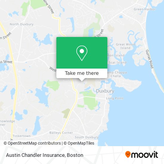 Austin Chandler Insurance map