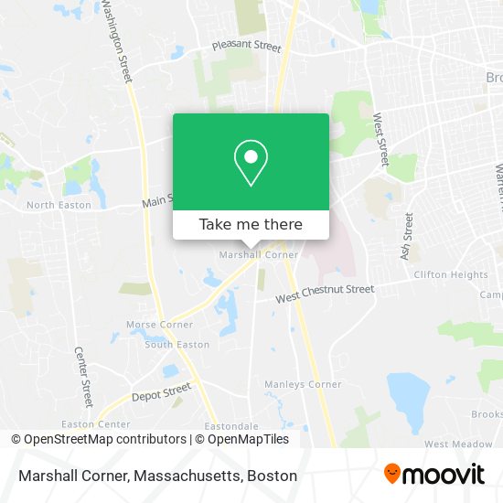 Marshall Corner, Massachusetts map