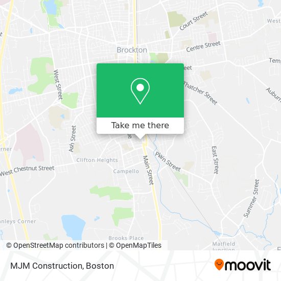 MJM Construction map