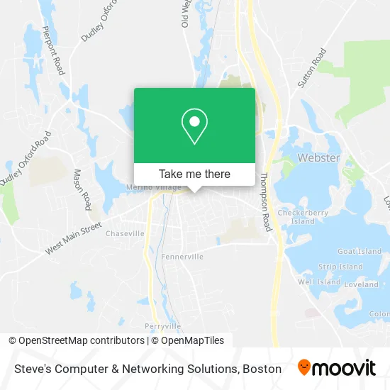 Mapa de Steve's Computer & Networking Solutions