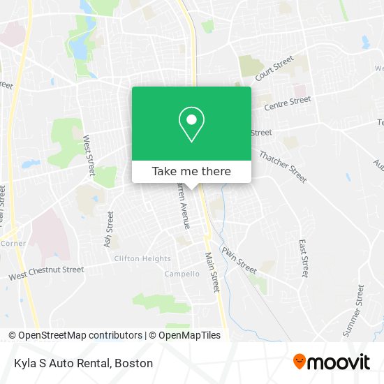 Kyla S Auto Rental map