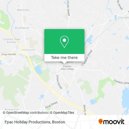 Mapa de Fpac Holiday Productions