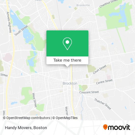 Mapa de Handy Movers