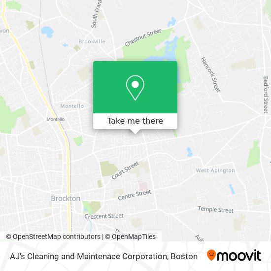AJ's Cleaning and Maintenace Corporation map