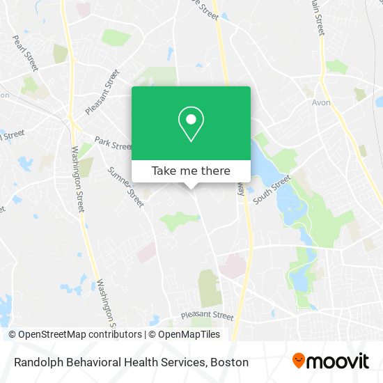 Mapa de Randolph Behavioral Health Services