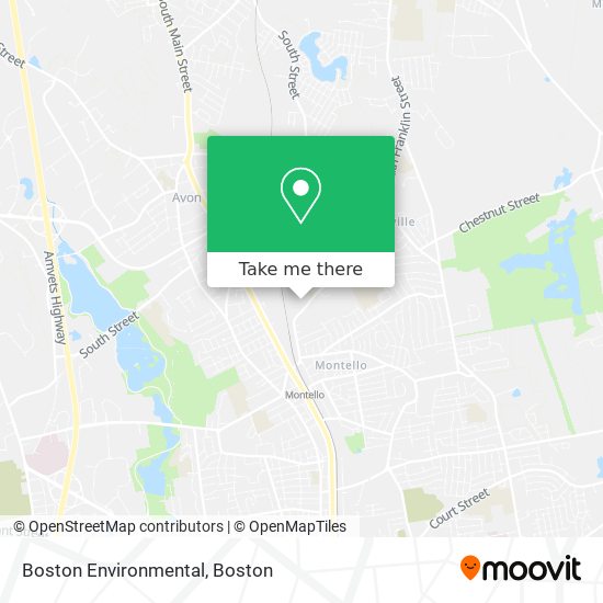 Boston Environmental map