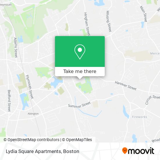 Lydia Square Apartments map