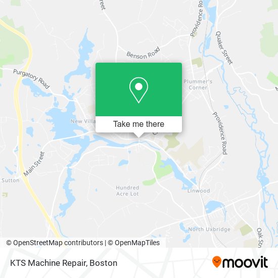 KTS Machine Repair map