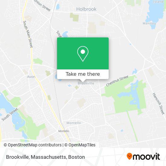 Brookville, Massachusetts map