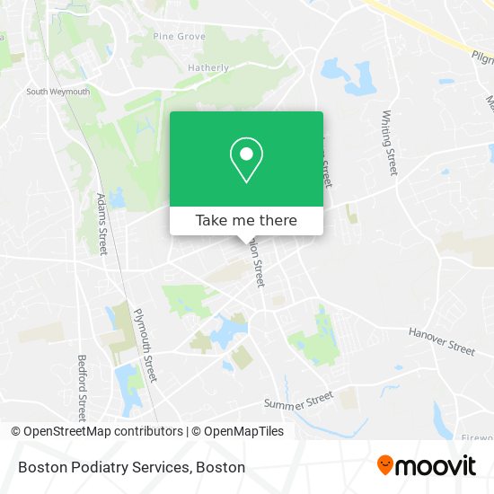 Mapa de Boston Podiatry Services