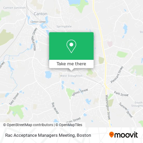 Rac Acceptance Managers Meeting map