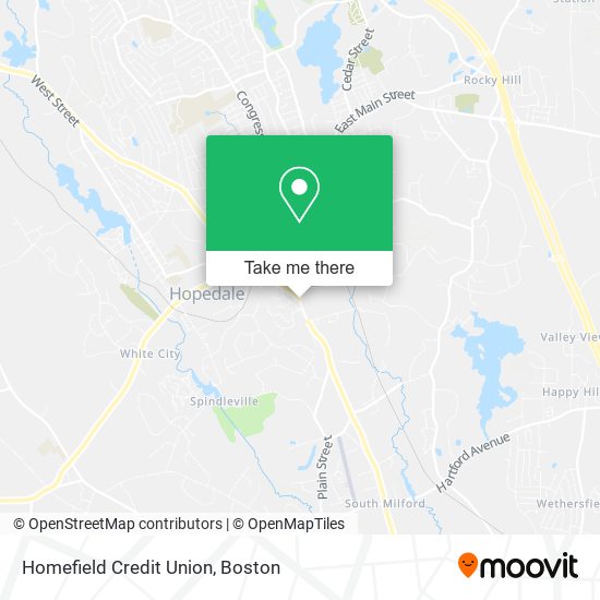 Homefield Credit Union map