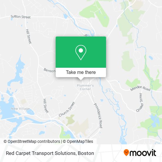 Red Carpet Transport Solutions map