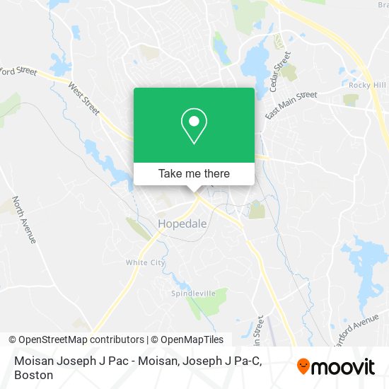 Moisan Joseph J Pac - Moisan, Joseph J Pa-C map