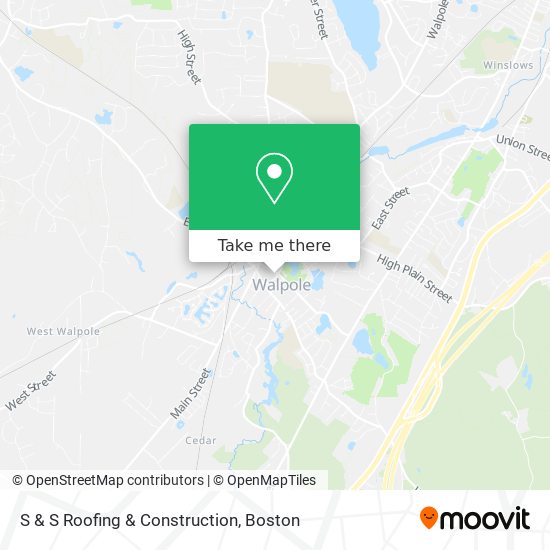 S & S Roofing & Construction map